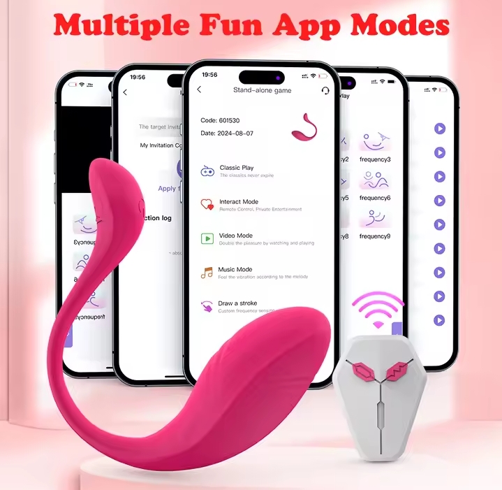 APP Vibrating egg 9-speed vibrating female vaginal vibrator stimulator Wireless remote control Adult female sex toy