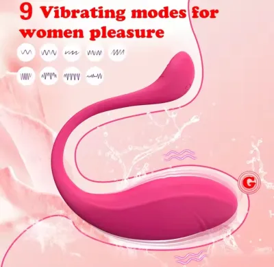 APP Vibrating egg 9-speed vibrating female vaginal vibrator stimulator Wireless remote control Adult female sex toy_img_1