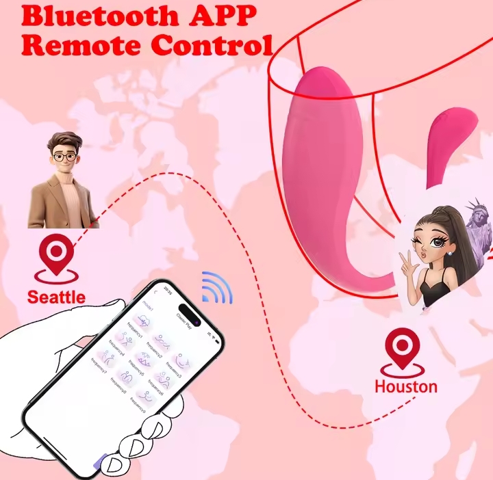 APP Vibrating egg 9-speed vibrating female vaginal vibrator stimulator Wireless remote control Adult female sex toy_img_2