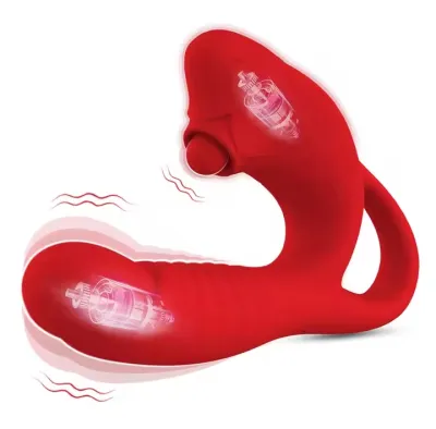 2-in-1 Vibrator G-spot Stimulation Vaginal Massage Teasing Clitoris Two-point Multi-frequency Vibration Adult Female Sex Toy_img_0