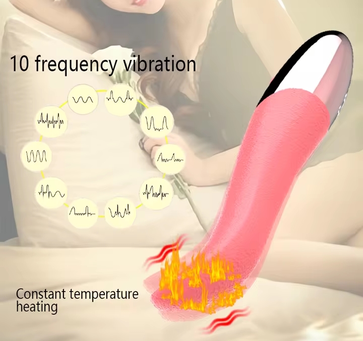 Tongue Vibrator For Female Tongue Licking Clitoral G-spot Stimulator Oral Sex Vaginal Masturbator Sex Toys For Women