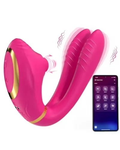 APP Vibrator Double Beat Double Vibration Vaginal Massager Clitoral Stimulator Multi-frequency Conversion Adult Woman Sex Toy_img_0