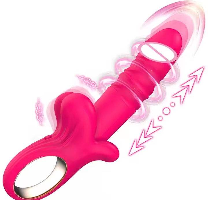 10 Frequency Retractile Vibration AV Rod for Female Masturbator Insertion Dildo Point Anal Clitoral Stimulator Adult Sex Toy_img_0