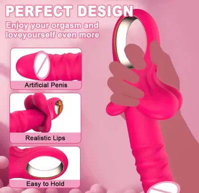 10 Frequency Retractile Vibration AV Rod for Female Masturbator Insertion Dildo Point Anal Clitoral Stimulator Adult Sex Toy_img_2