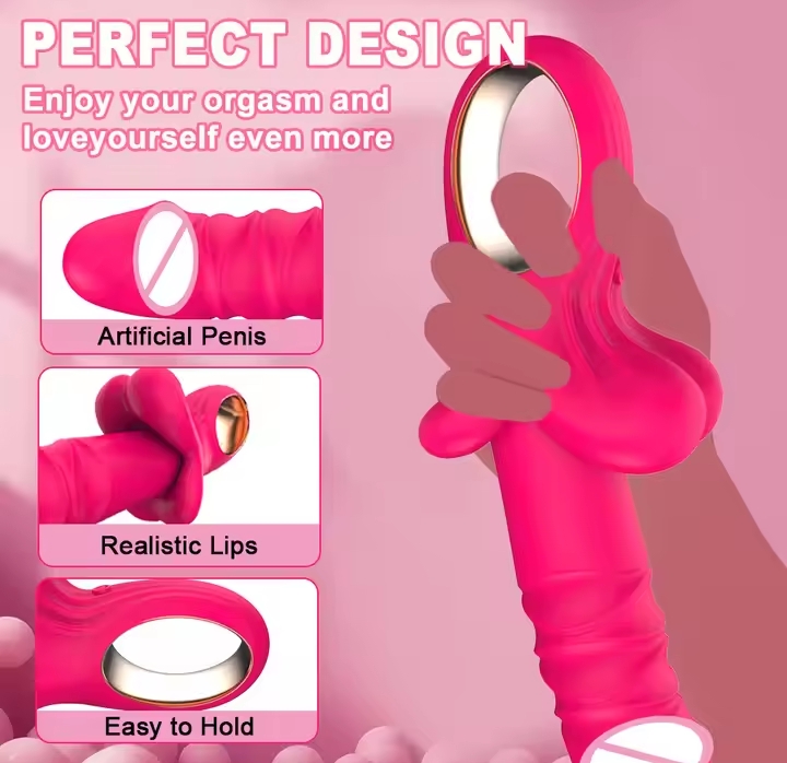 10 Frequency Retractile Vibration AV Rod for Female Masturbator Insertion Dildo Point Anal Clitoral Stimulator Adult Sex Toy_img_2