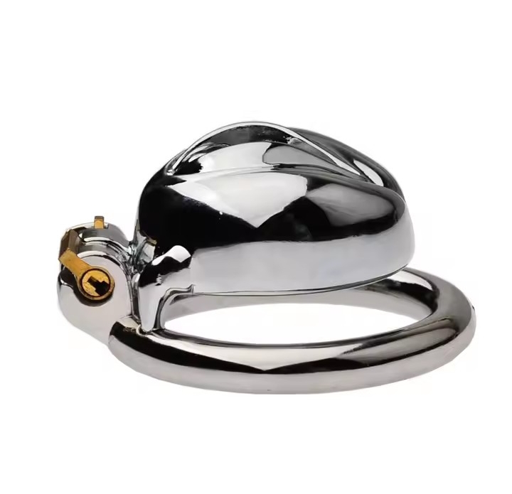 Metal Pussy Male Chastity Device Sissy Cock Cage Erotic Urethral Lock Penis Rings BDSM Adult Sex Toys for Men Chastity belt_img_4