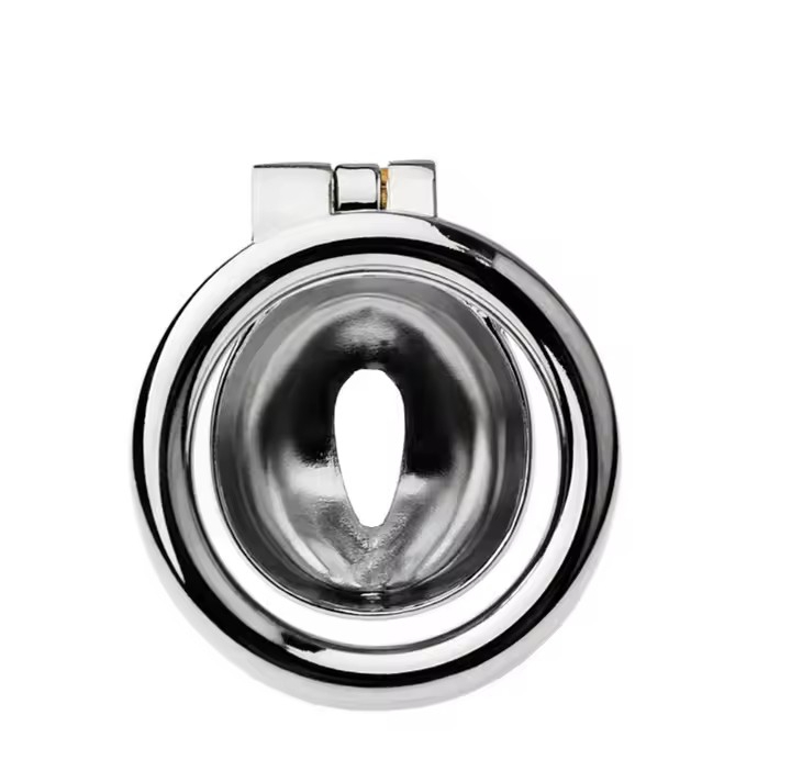Metal Pussy Male Chastity Device Sissy Cock Cage Erotic Urethral Lock Penis Rings BDSM Adult Sex Toys for Men Chastity belt_img_5