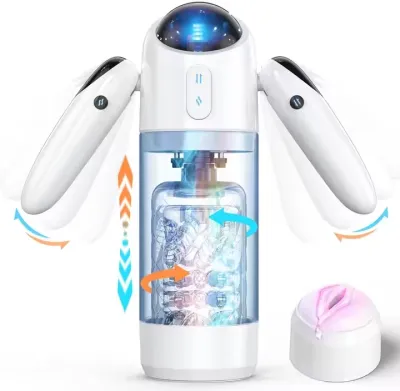 Automatic Male Masturbator Thrusting Rotating Sex Machine Pocket Pussy Male Stroker Adult Blowjob Pennis Pump Sex Toys for Men_img_0