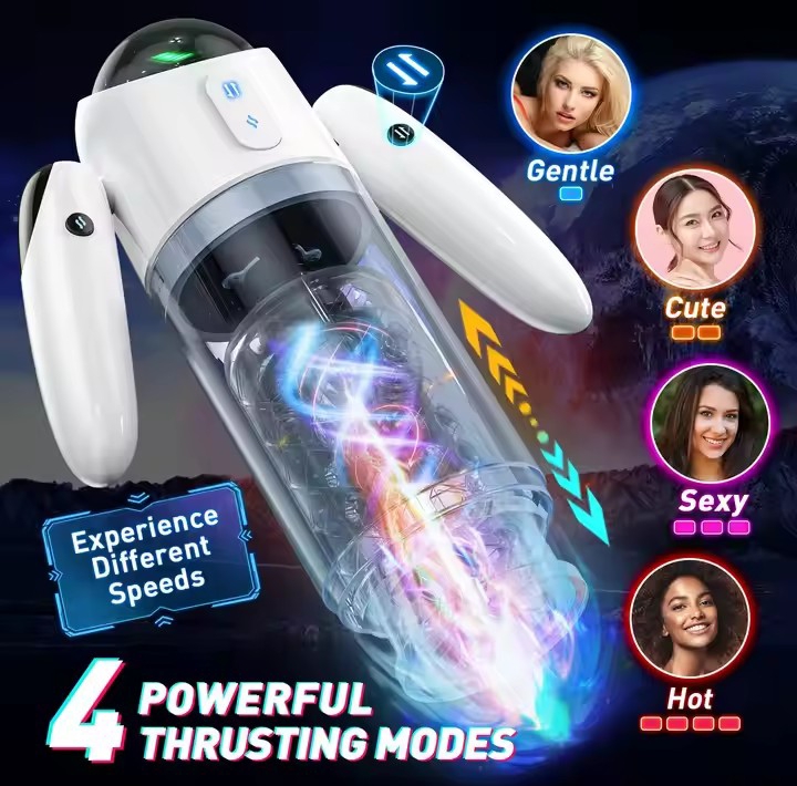 Automatic Male Masturbator Thrusting Rotating Sex Machine Pocket Pussy Male Stroker Adult Blowjob Pennis Pump Sex Toys for Men_img_2