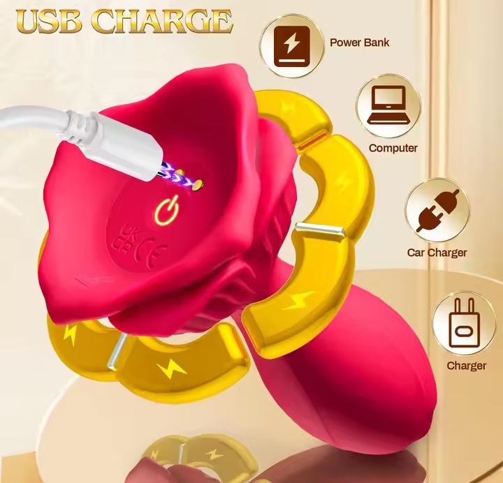 Vibrating Rose Butt Plug APP Remote Control Vibrators 9 Modes Waterproof Silicone Anal Plug Adult Sex Toys Vibrator For Beginner_img_4