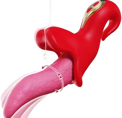 Realistic Licking Tongue Vibrator Clit Vaginal Stimulator Masturbator Dildo 9 Swing & Vibrating Sex Toys for Women Adult Female_img_0