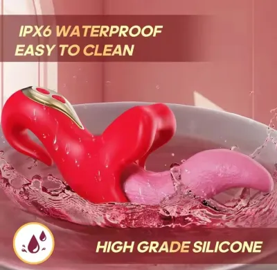 Realistic Licking Tongue Vibrator Clit Vaginal Stimulator Masturbator Dildo 9 Swing & Vibrating Sex Toys for Women Adult Female_img_3