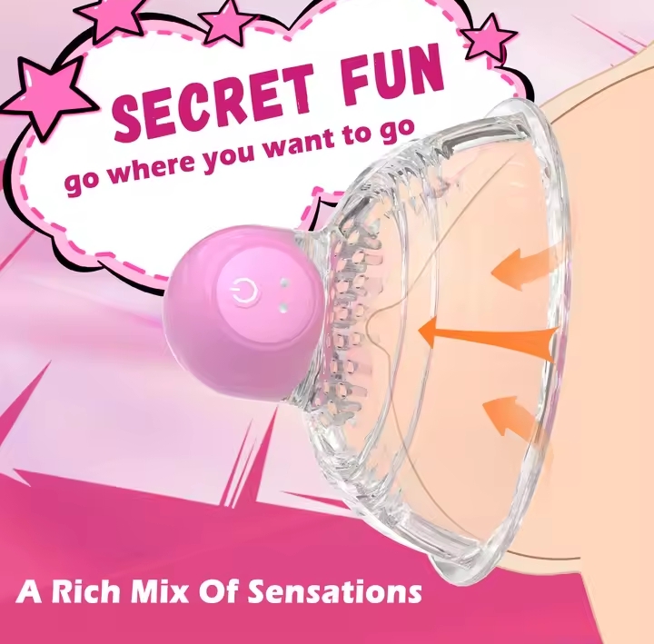 Nipple Vibrator Sex Toys for Women Nipple Clamps Sucking Stimulator Massager with 10 Powerful Modes Adult Toy Breast Stimulator_img_1