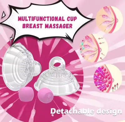 Nipple Vibrator Sex Toys for Women Nipple Clamps Sucking Stimulator Massager with 10 Powerful Modes Adult Toy Breast Stimulator_img_3