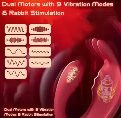 Couples App Remote Control Wearable Panty Vibrator Masturbation Tool with Rabbit Stimulator for G Spot Clitoral Penis Pleasure_img_1