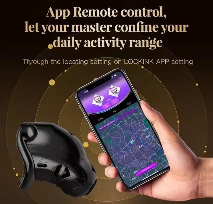 APP Chastity Cage Electric Shock Penis Lock Remote Control Abstinence Sex Adult Toy Cock Cage with Urethral Plug for Men_img_3