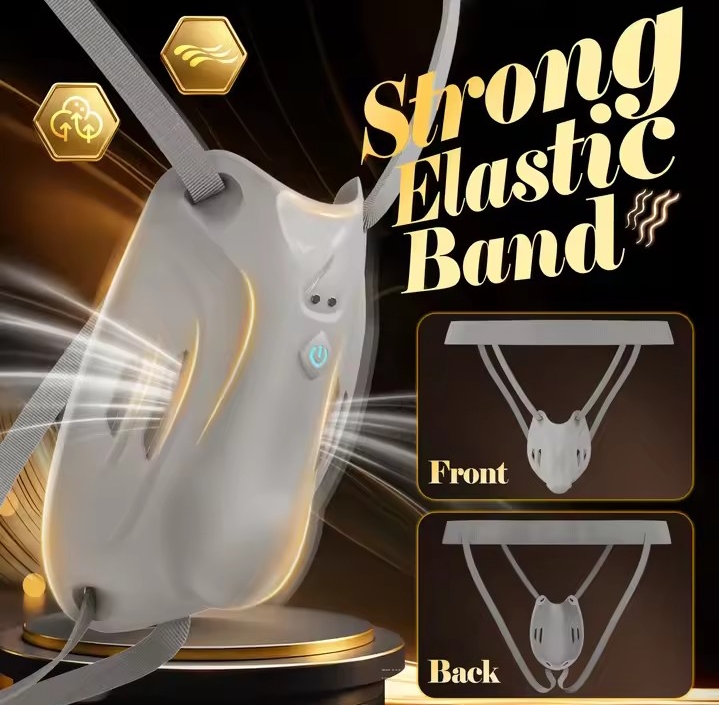 Wearable Male Penis Masturbator Enlarged Testicle Vibrator Chastity Cage APP Remote Control BDSM Vibrating Panty Sex Toys Men_img_3