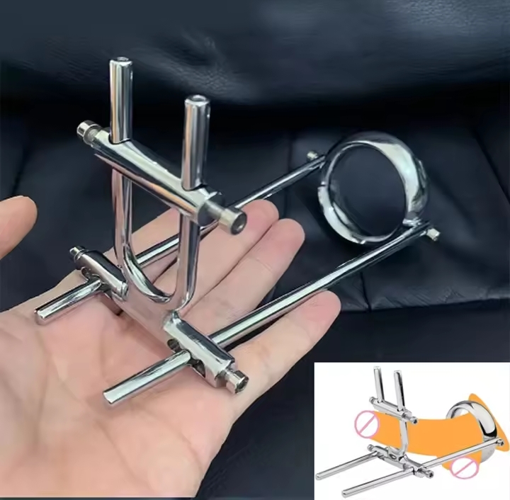 Heavy Testicles Ball Stretcher Adjustable CBT Scrotum Testicle Stretching Device Slave Training BDSM Sex Toys For Men Cock