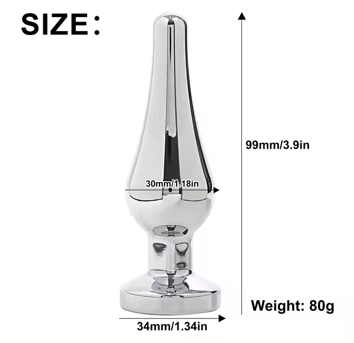 10 Vibration Modes Anal Plug Remote Control Anal Vibrator Metal Butt Plug G-spot Massager Sex Toys for Female Male Anal Beads