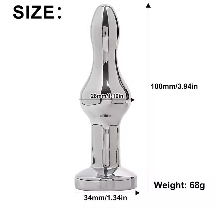 10 Vibration Modes Anal Plug Remote Control Anal Vibrator Metal Butt Plug G-spot Massager Sex Toys for Female Male Anal Beads_img_7