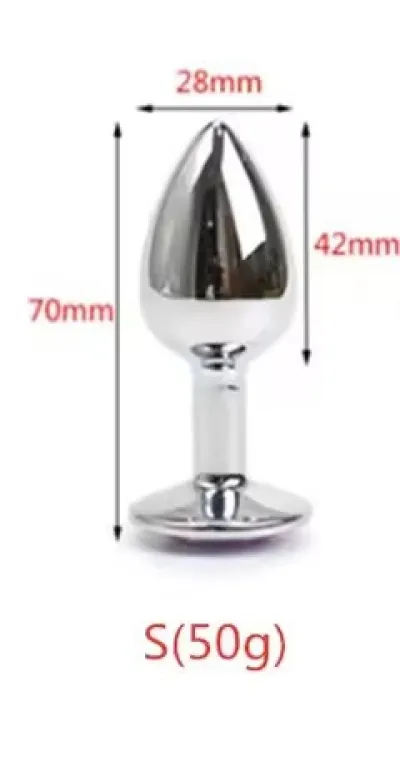 Anal Plug Waterproof Stainless Steel Smooth Touch Anal Buttplug Sex Toys Sex Products Men/Women/gay Sex Toys butt_img_1