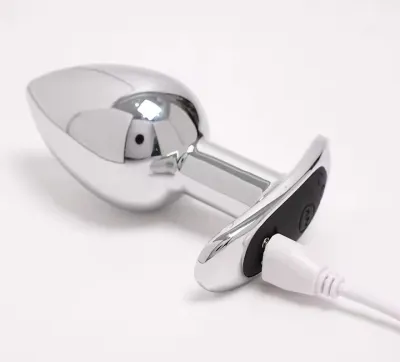 SML Vibrating Anal Plug Remote Control Metal Wearable Anal Beads Butt Plug Insert Ass Vaginal Prostate Massager Sex Toy Dildo_img_3