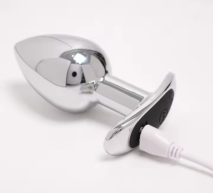 SML Vibrating Anal Plug Remote Control Metal Wearable Anal Beads Butt Plug Insert Ass Vaginal Prostate Massager Sex Toy Dildo_img_3