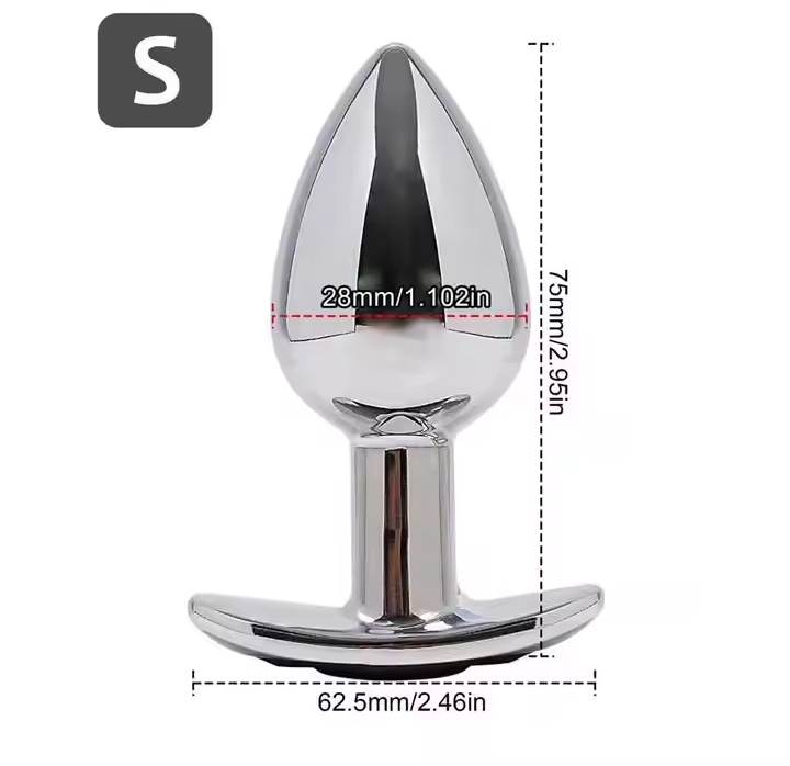 SML Vibrating Anal Plug Remote Control Metal Wearable Anal Beads Butt Plug Insert Ass Vaginal Prostate Massager Sex Toy Dildo