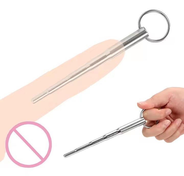 Metal Urethral Sounding Penis Plug Cock Dilator Sex Toys for Men Male Masturbator Machine Bondage Set Erotic Adults Couple Games_img_1