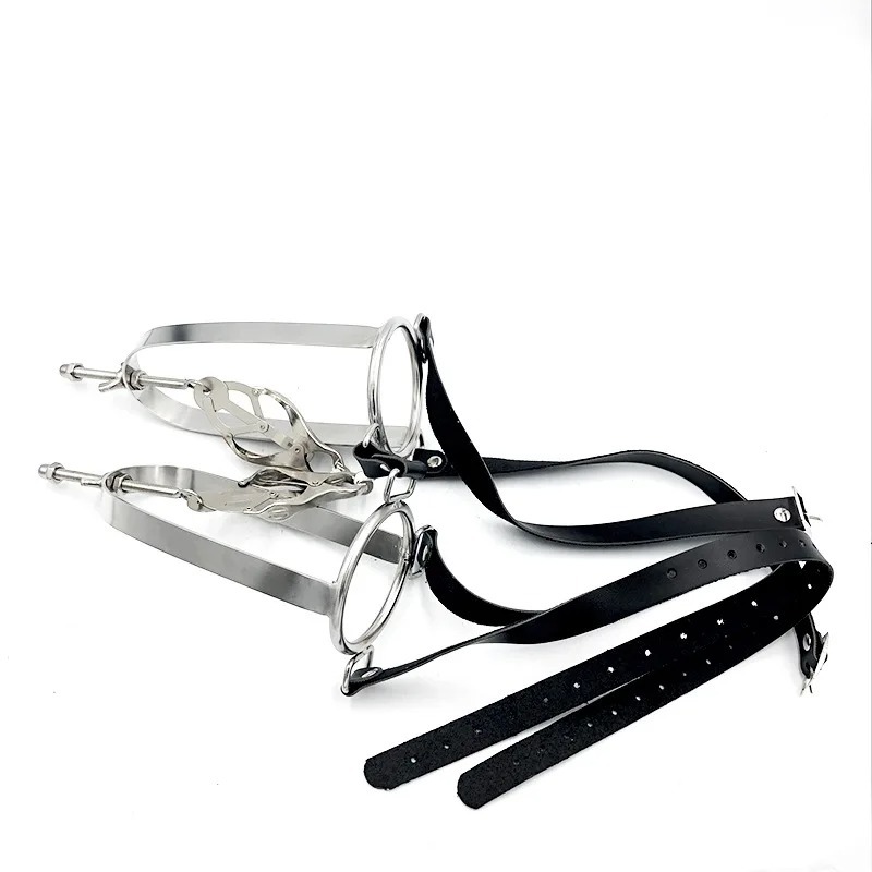 Bondage Props Vest Butterfly Stainless Steel Nipple Clips BDSM Couple Sex_img_3