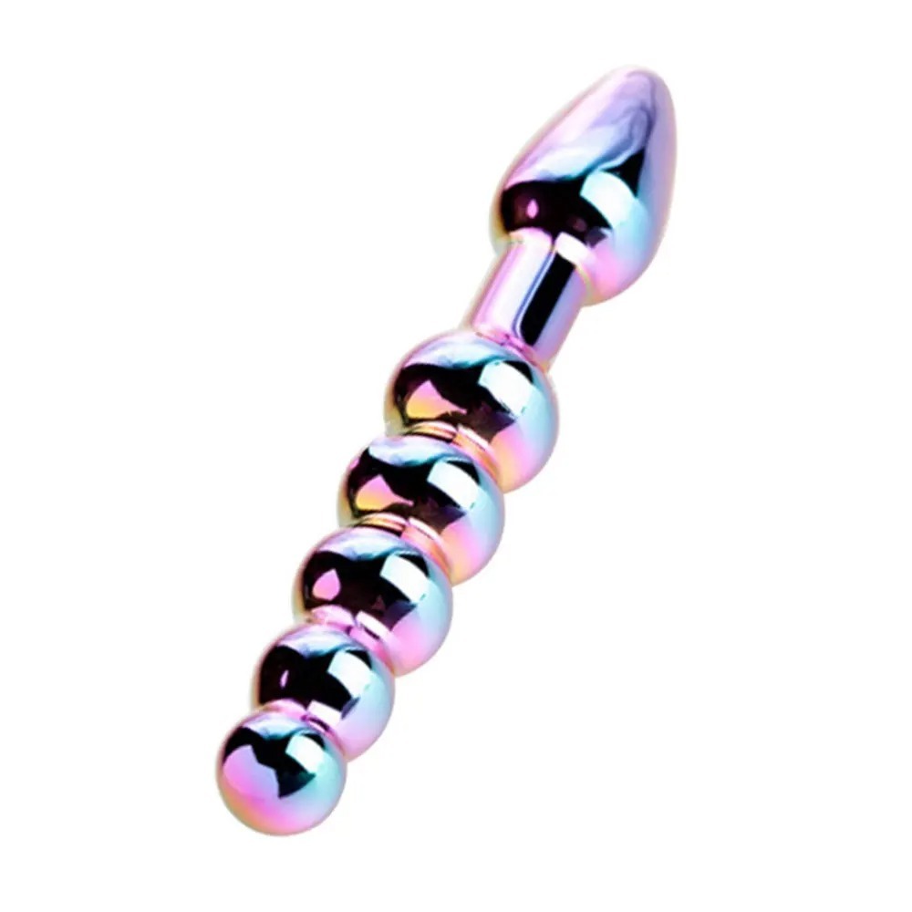 Glass Material Anal Beads Butt plug Anal Plug Female Masturbation Tool Vaginal Massager Prostate Stimulator Sex Toys for Couple