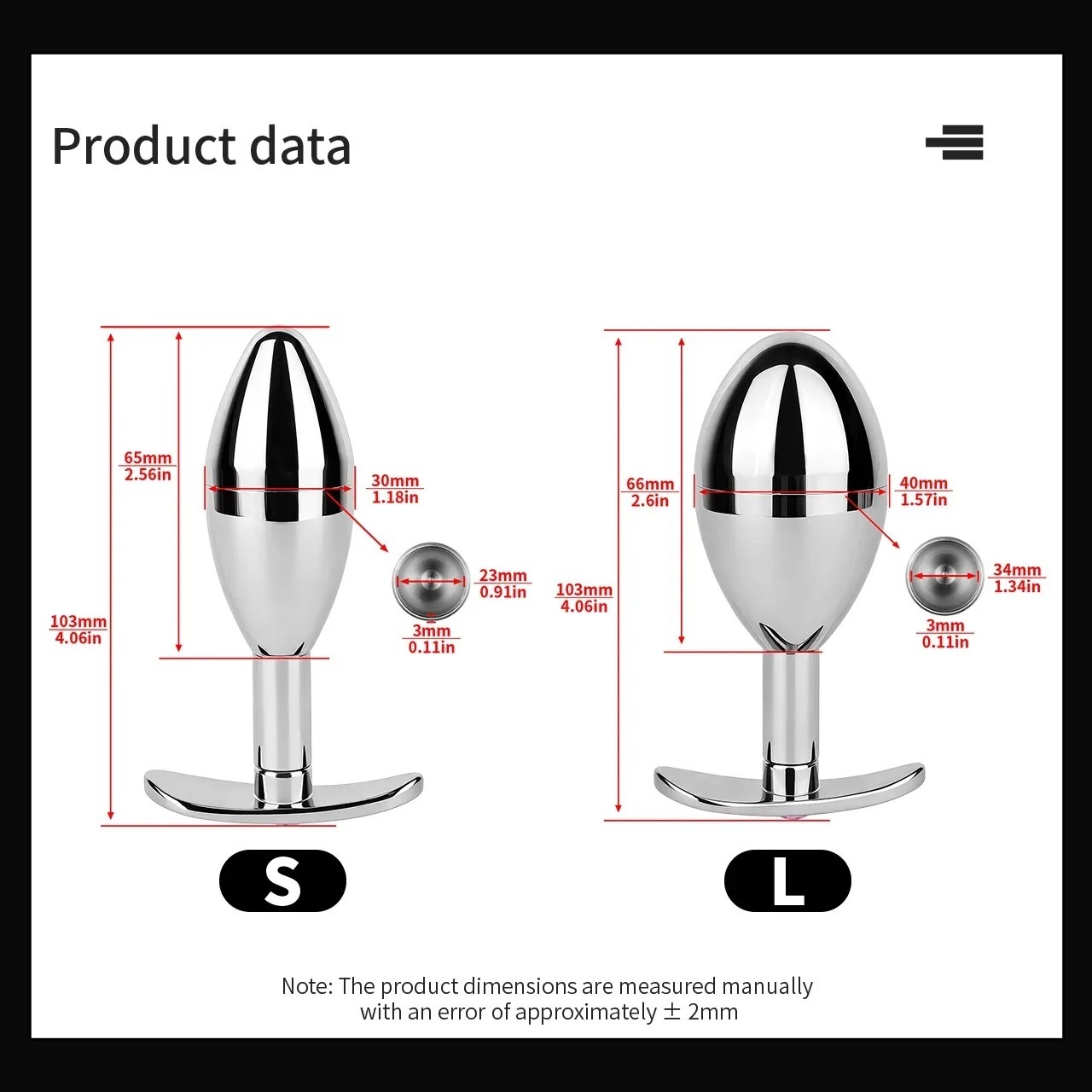 Fantasy Hidden Compartment Anal Plug Crystal Butt Plug for Women Stainless Steel Anal Anus Masturbation Adult Sex Toys Men_img_1