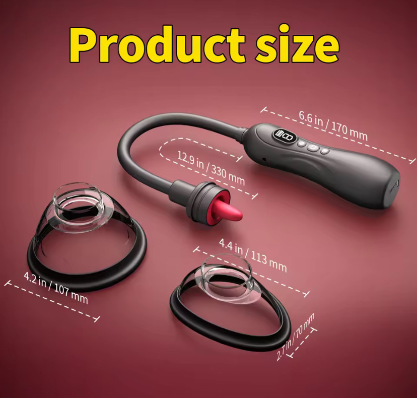 Pussy Pump Vibrator Tough Licking Sucking Toys BDSM Electric Vacuum Suck Vagina Female Sex Pump Toy Clit Nipple Sucker for Women_img_3