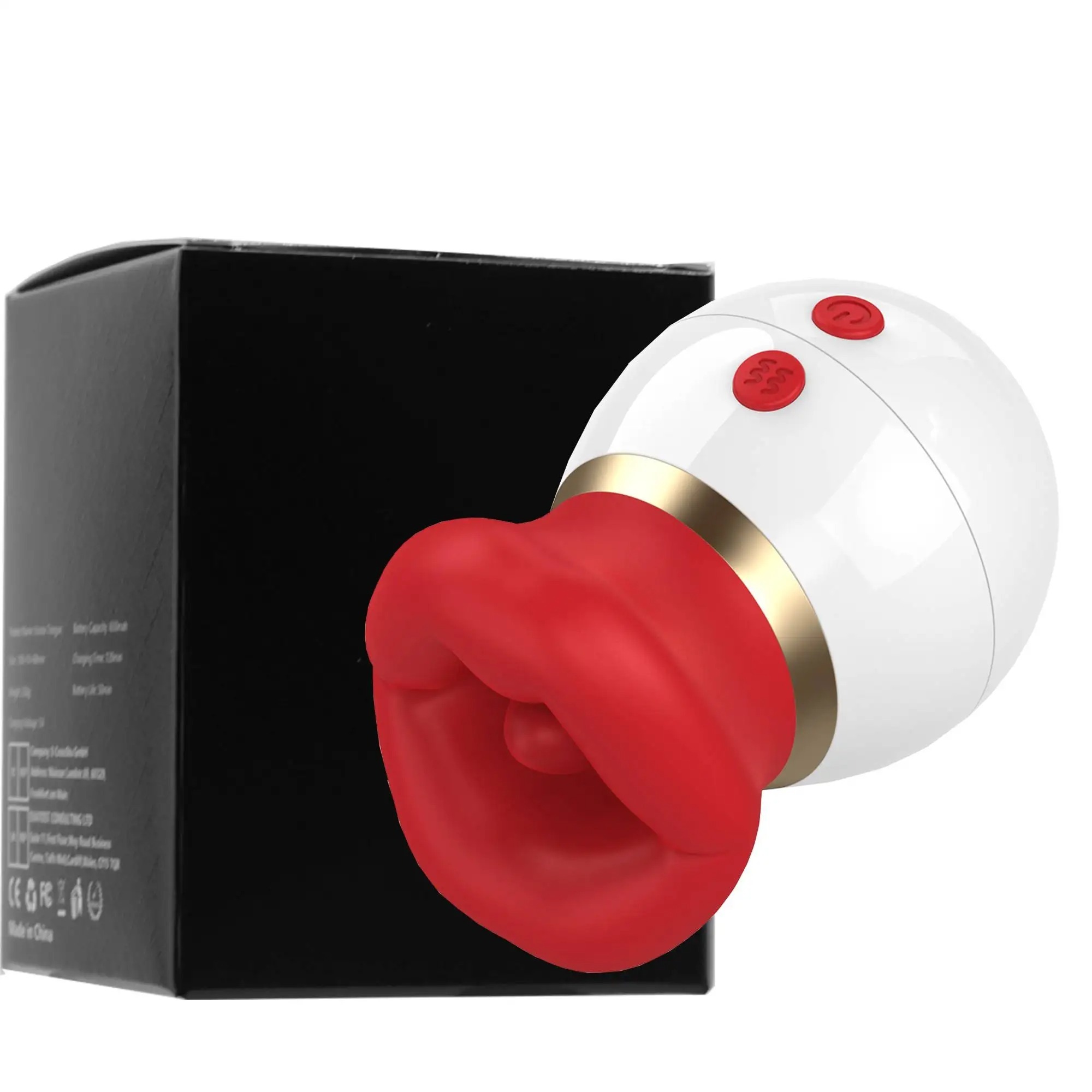 Mouth-Shaped Sucking Vibrator Tongue Licking Nipple Anal Clit Sucker Sexy G Spot Clitoral Stimulator Couples Sex Toy for Woman_img_1