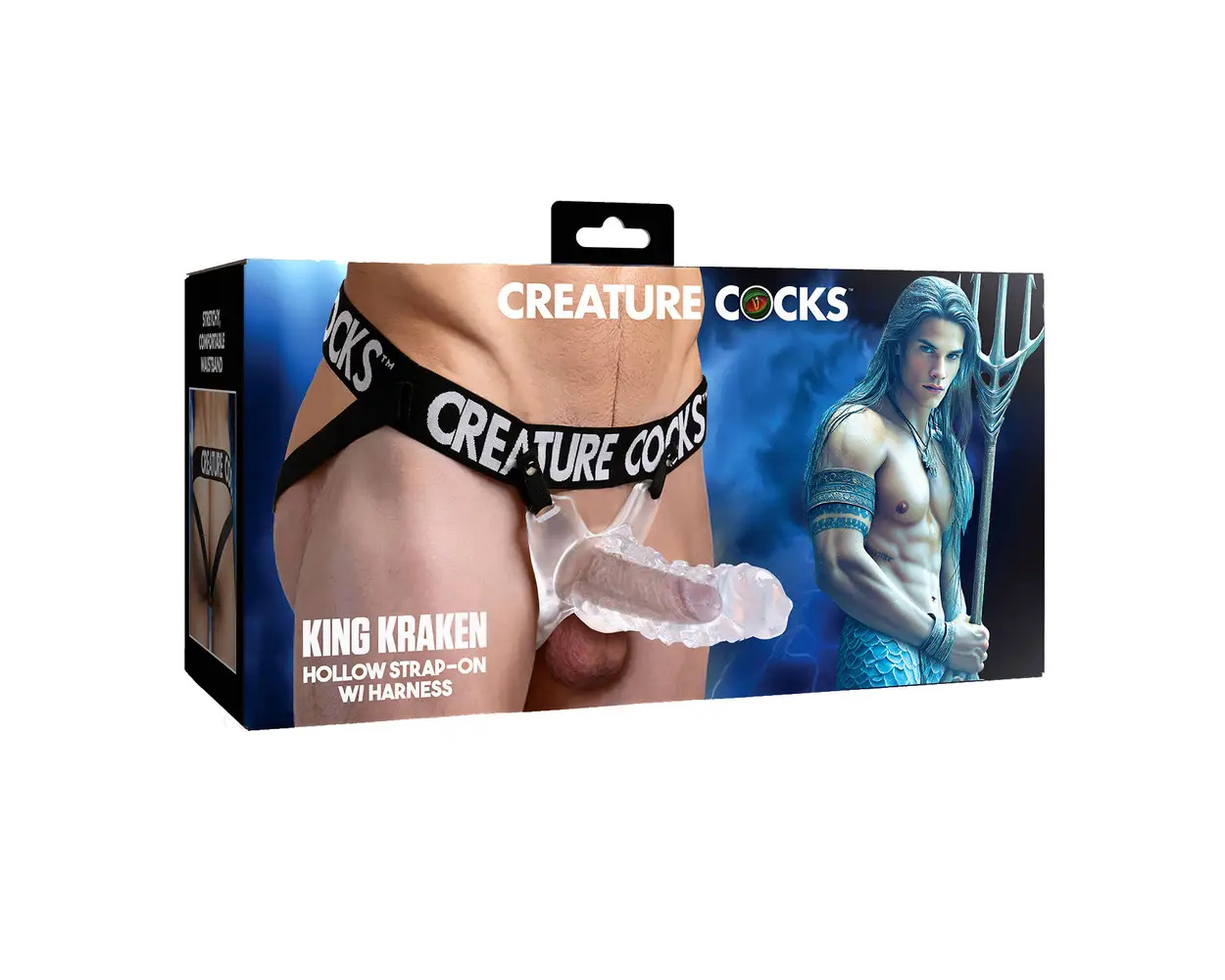 CREATURE COCKS - KING KRAKEN HOLLOW STRAP-ON WITH HARNESS_img_1