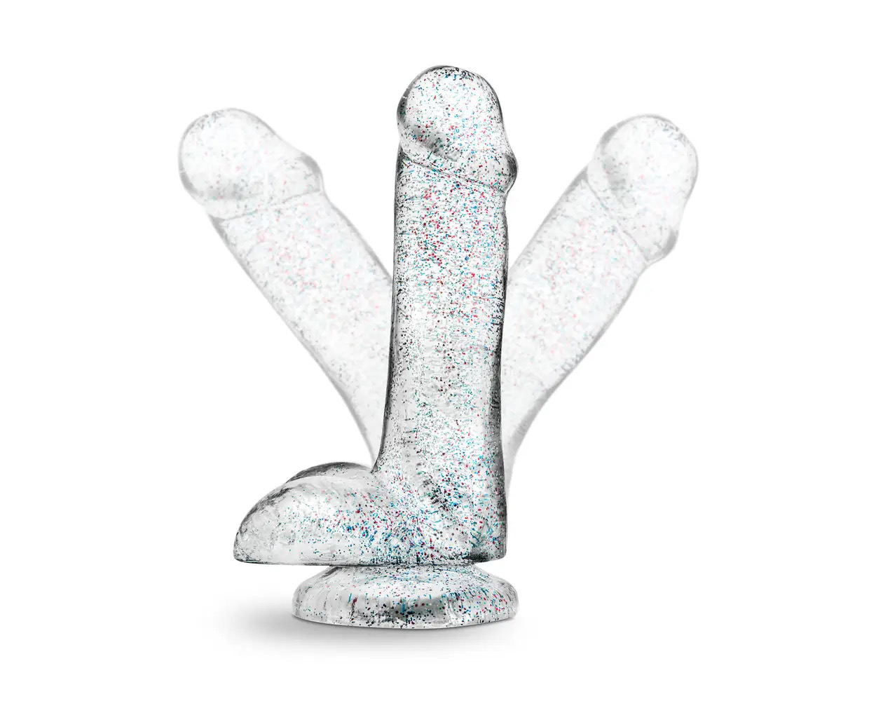 NATURALLY YOURS - 6-INCH GLITTER SUCTION CUP DILDO_img_5