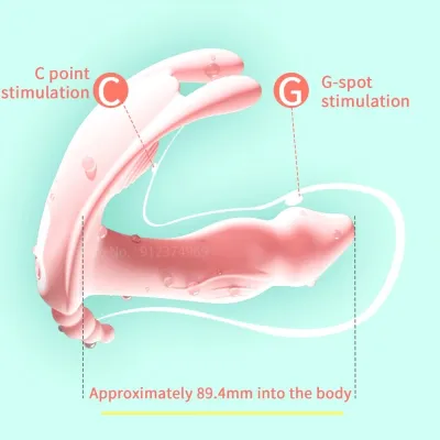 Wearable Dildo Vibrator G Spot Clitoris Stimulator Butterfly Vibrating Panties Erotic Toy Adult Toy for Women Orgasm Masturbator_img_6