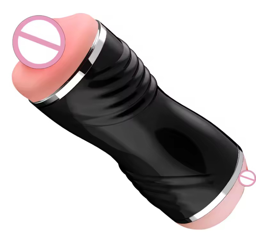 2 in 1 Realistic Artificial Vagina Masturbator Cup Deep Throat Blowjob Massager Pocket Pussy Erotic Adult Sex Toy for Men_img_3