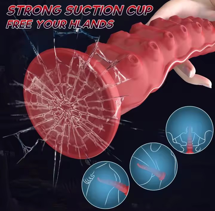 Octopus Tentacle Vibrator Strong Suction Cup Dildo G-Spot Anal Masturbator Adult Sex Toys for Women Femal Massage Skin Texture_img_2