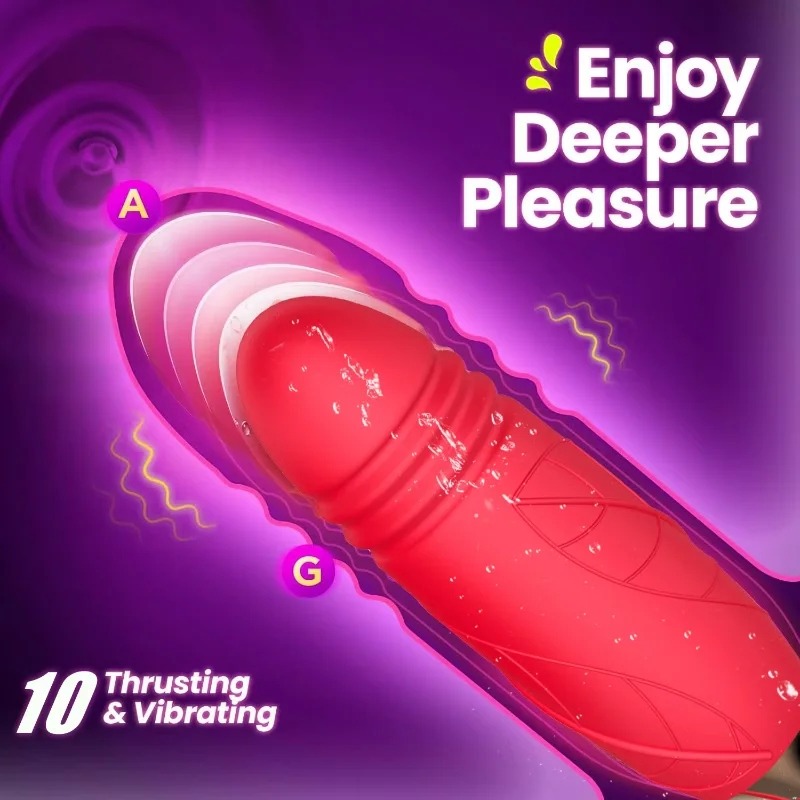20modes Sucking Rose Sex Toys for Women 3in1 Thrusting Dildo G Spot Anal Vibrator Stimulator Female Vibrating Egg Adult Toys_img_2