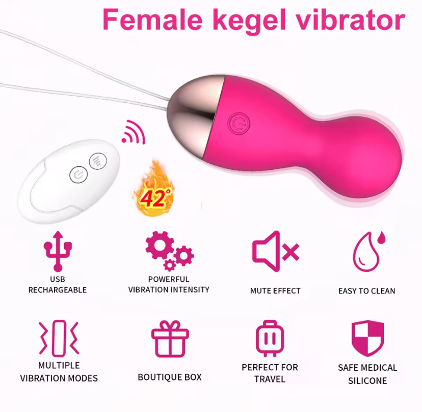 Remote Control Vagina Balls Vibrator Female Vaginal Tight Exercise Kegel Ball 14 frequency Vibrating Eggs Sex Toys For Women_img_2