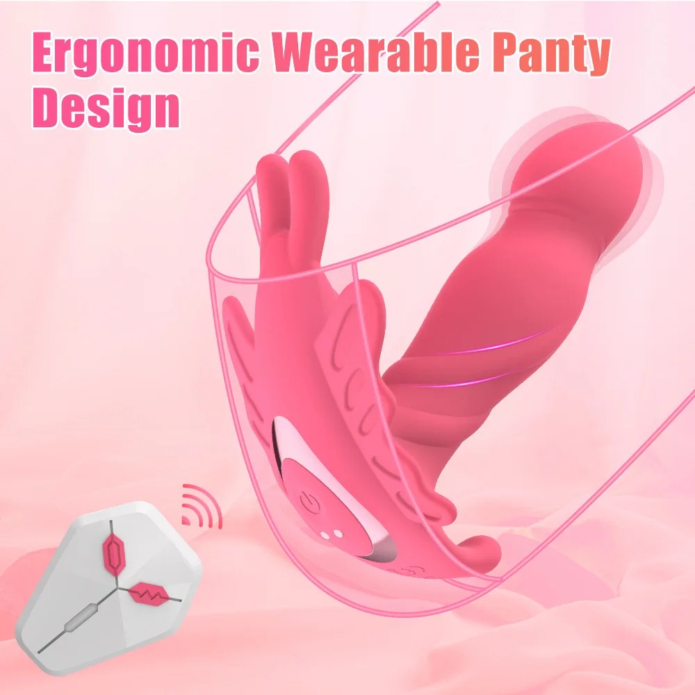Wearable Panty Anal Vibrator 9 Wiggling Dildo Male Prostate Stimulator Massager Vibrating Butt Plug Adult Sex Toys for Men_img_4