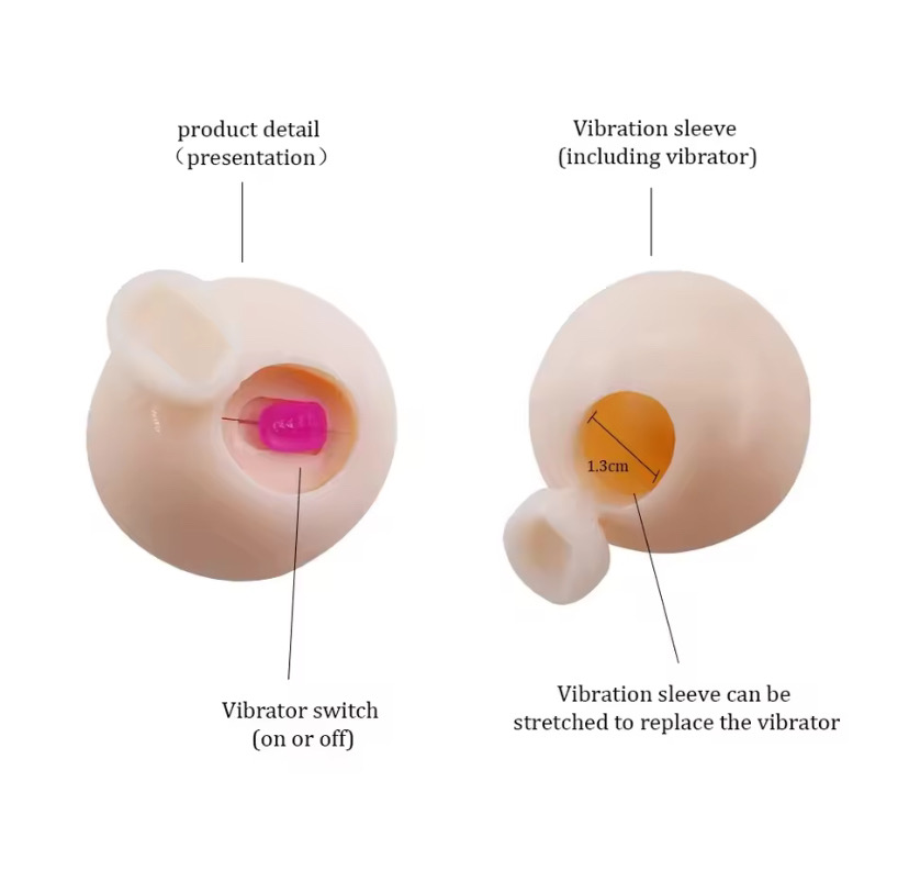 Reusable Intimate Goods Vibrator Penis Extender Beads Penis Sleeve Extender Enlargement Soft Head Condom Attachment Ball_img_3