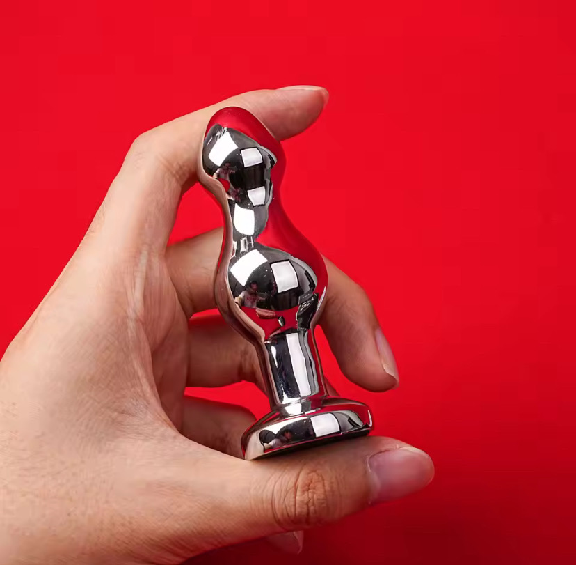 10 Vibration Modes Metal Large Anal Plug Anal Beadds Adult Sex Products Anal Expansion Prostate Masturbation Erotic Sex Tools_img_3
