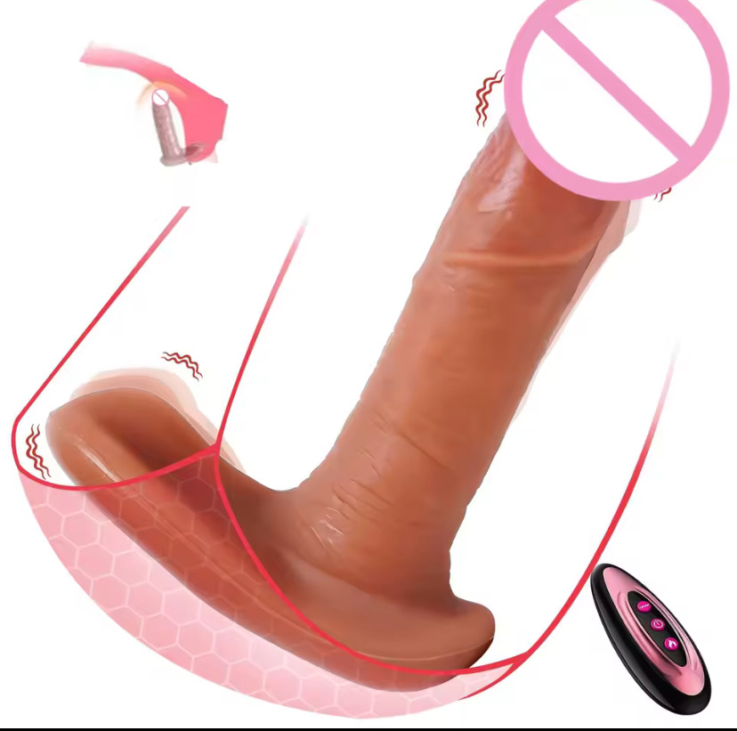 Realistic Dildo Vibration G-spot Clitoris Stimulate Remote Control Wearable Heating Vibrator Women Masturbation SexToy for Women_img_3