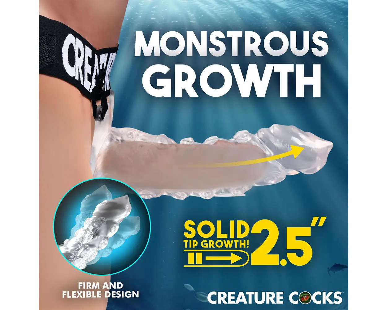 CREATURE COCKS - KING KRAKEN HOLLOW STRAP-ON WITH HARNESS_img_7