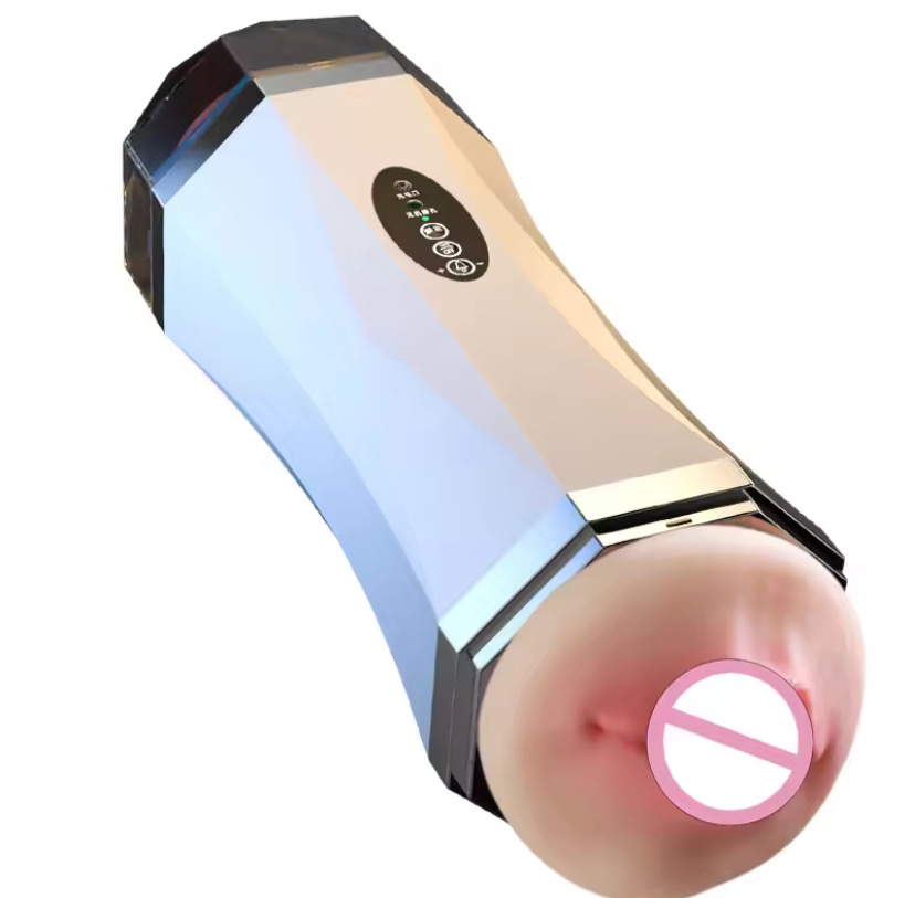 Male Masturbator Artificial Vagina Sex Toy for Men Adult Supplies Pussy Blowing Job Simulation Siliconeensual Pleasure_img_1