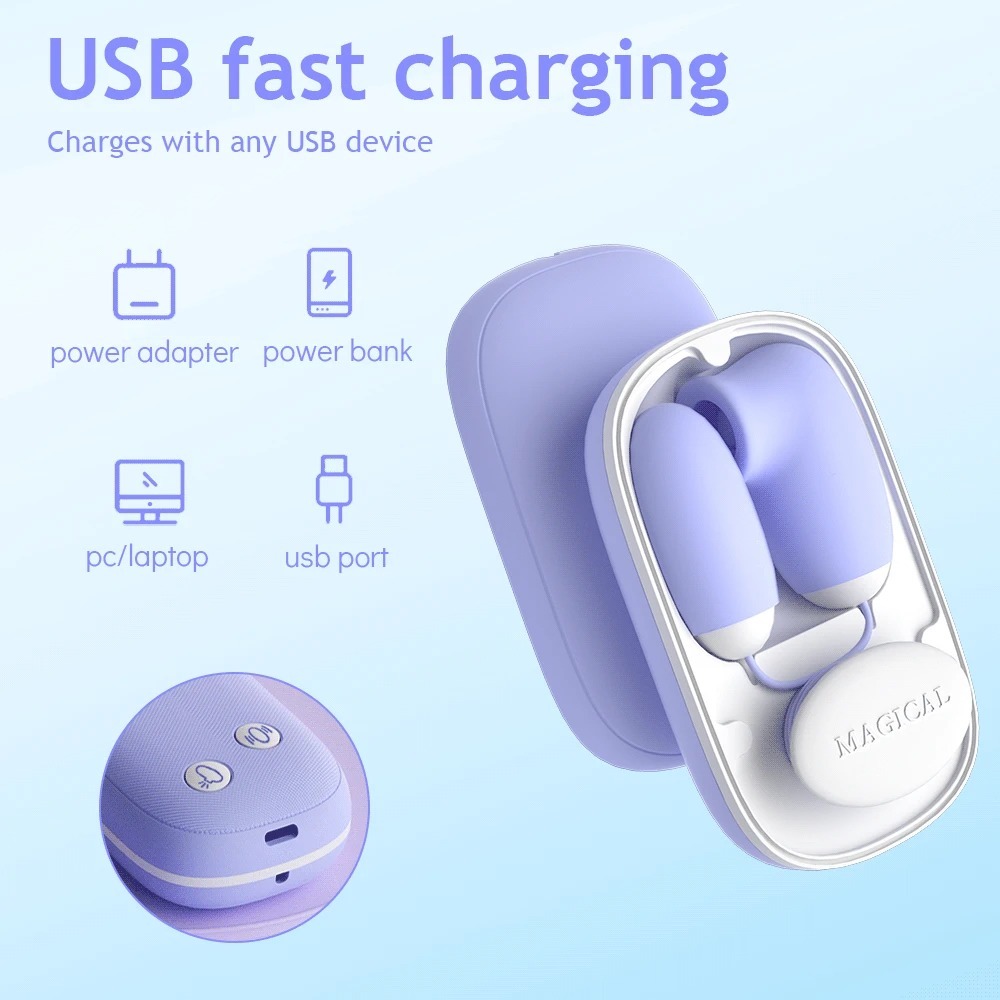 Magical Sucking Vibrating Egg Massager 24 Mode Clitoral Nipple Sucker Stimulator Clit G Spot Private Vibrator Sex Toys for Women_img_4