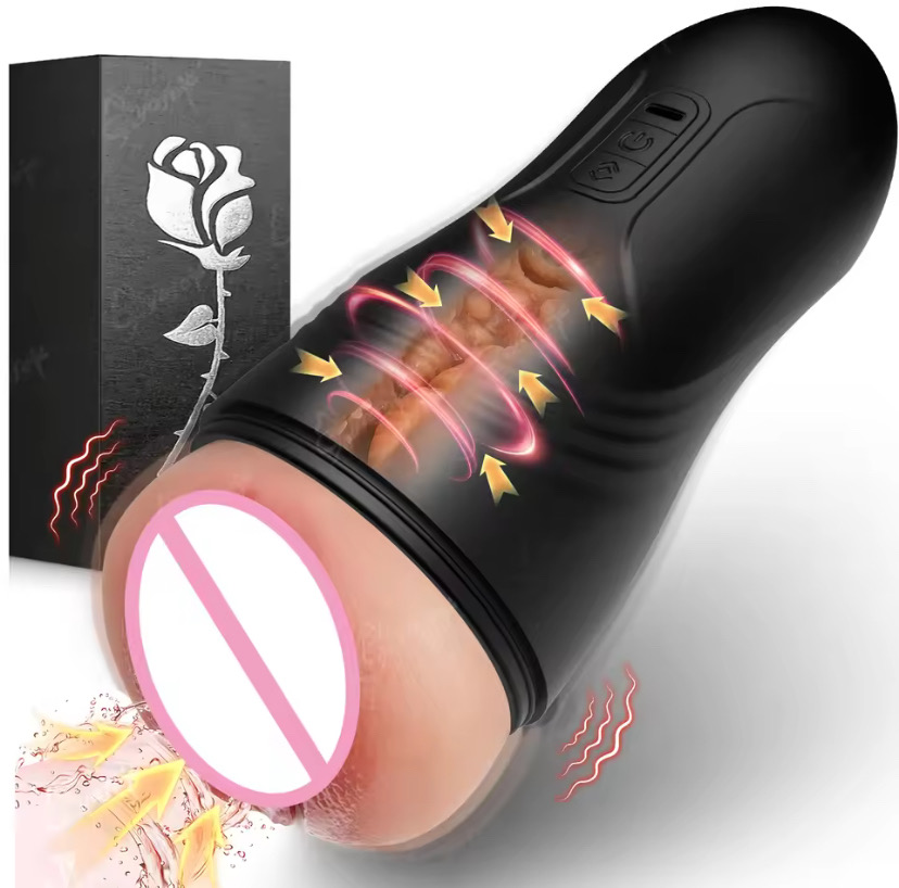 Male Mastubator Blowjob Vibration Machine Real Vaginia Pocket Pussy Oral Masturbation Cup Adult Sex Toys for Man_img_7