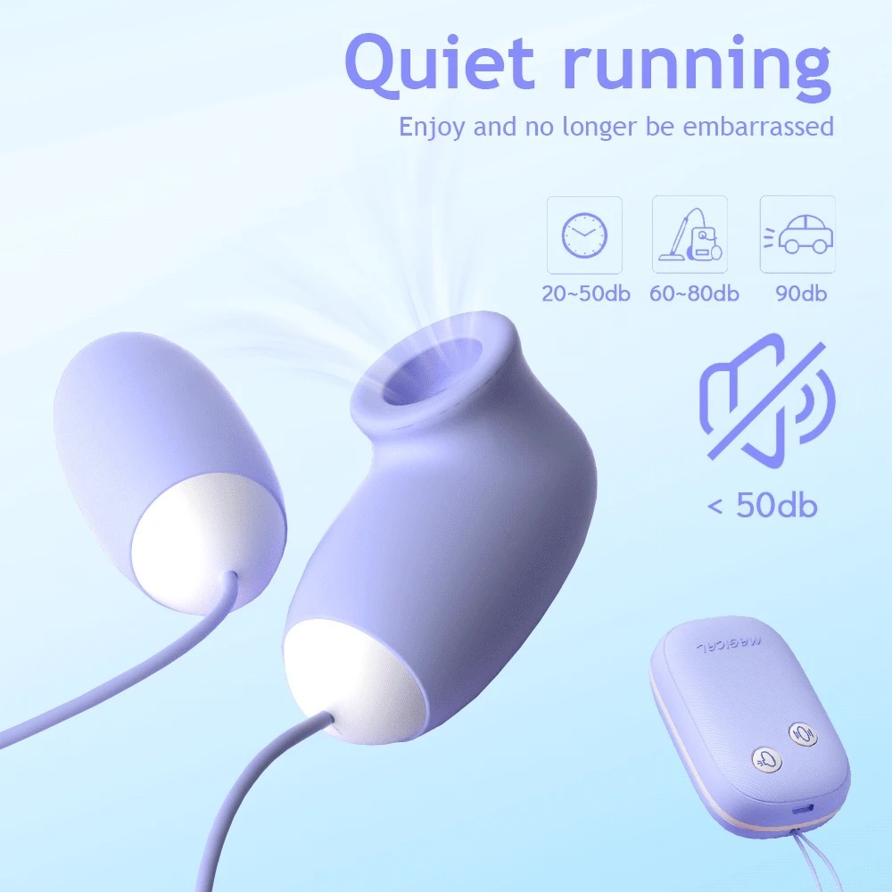 Magical Sucking Vibrating Egg Massager 24 Mode Clitoral Nipple Sucker Stimulator Clit G Spot Private Vibrator Sex Toys for Women_img_2